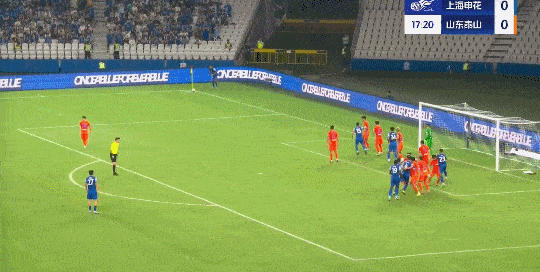 8868体育-申花3-3山东，卡扎帽子戏法，汪海健、吴曦、徐皓阳破门