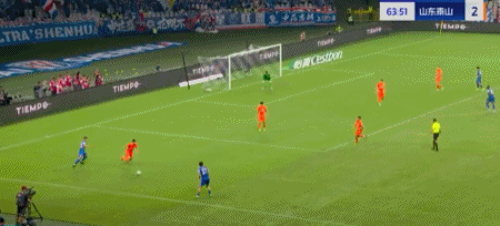 8868体育-申花3-3山东，卡扎帽子戏法，汪海健、吴曦、徐皓阳破门