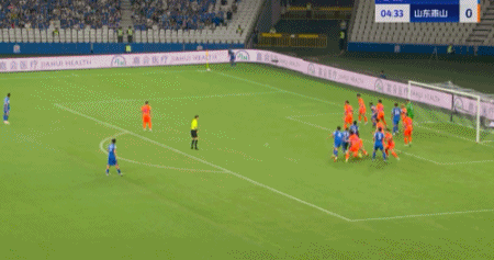 8868体育-申花3-3山东，卡扎帽子戏法，汪海健、吴曦、徐皓阳破门