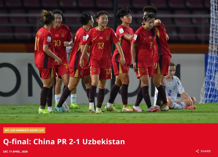 赛点 | 铿锵小玫瑰绽放！中国队重返U20女足世界杯！|亚足联|亚足联官网|乌兹别克斯坦队|亚洲杯|U20女足亚洲杯_新浪体育_新浪新闻
